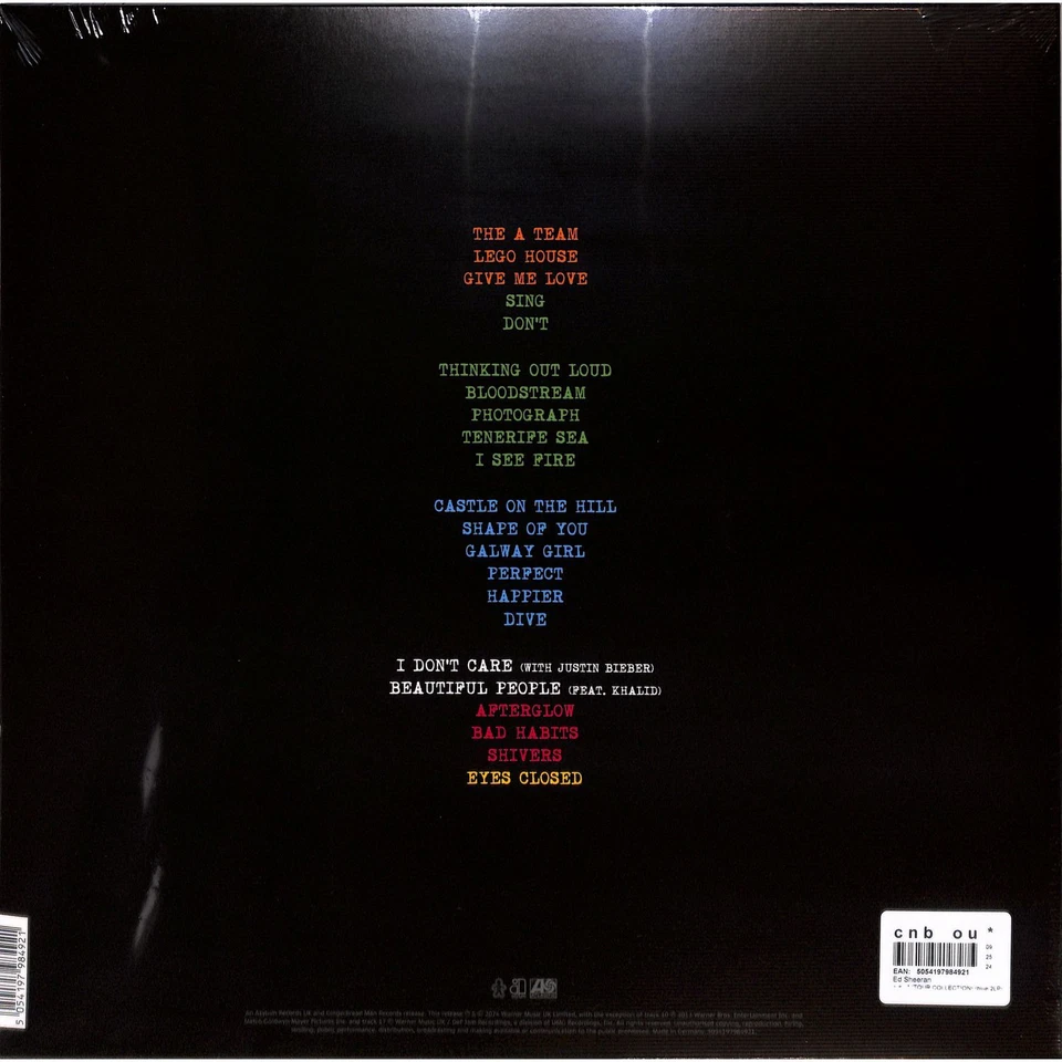 Ed Sheeran / +-= / * (TOUR COLLECTION) (blue 2LP) / Warner Music International  - Bild 2 von 2
