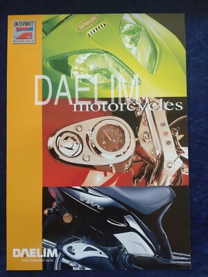 1998 Daelim Rocket VT125 VS125H Otello Delfino Vivo Tapo Altino Mario Brochure