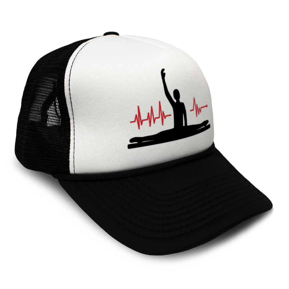 Sombrero de Camionero My Heart Beats para Gimnasia Deporte Olimpiadas Poliéster Ajustable