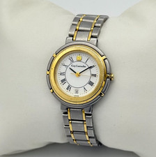 Vintage Women's GUY LAROCHE Two-Tone Classic Bracelet Watch, Date, 26mm, Quartz