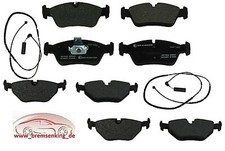 BMW 3er E46 Bremsbeläge Bremsklötze mit Warnkabel für vorne und hinten