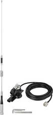 Car Ham Radio Mobile Radio Antenna Lip Mount Fixed Bracket PL259 Male 5m Cable