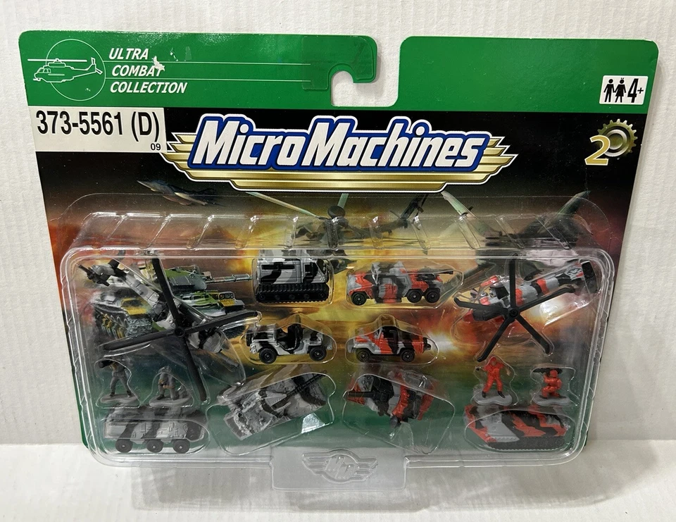 Micro Machines Military Ultra Combat Collection #2 Set- 10 Vehicles, 4 Figurines - Image 2 of 4