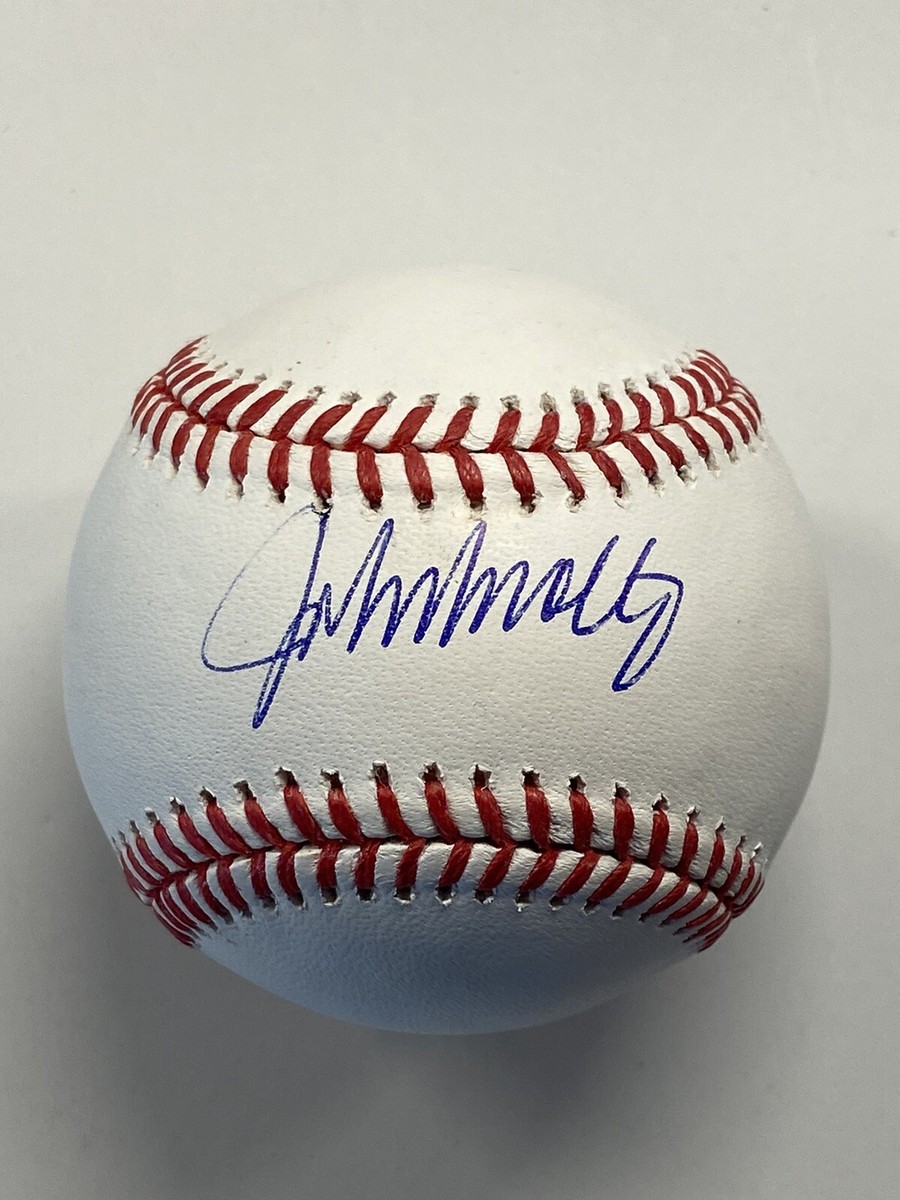 JOHN SMOLTZ signed auto Official MLB Baseball HOF Braves Tristar