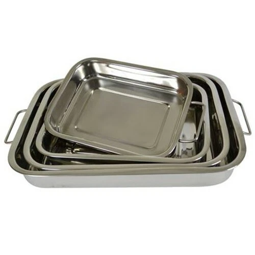 Schmorpfanne 4er-Set Bräter Fleischbräter Servierpfanne Auflaufform Schmortopf