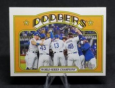 Los Angeles Dodgers 2021 Topps World Series Champion MLB Baseball Sports Cards