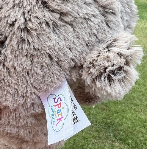 "Oso de peluche de peluche Spark Create Imagine marrón beige tostado 13"" Walmart" - Imagen 6 de 6