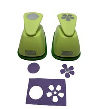 Marvy Uchida- Flower punch 1"x1" Circle Punch 3/4 Lot Of 2 Gently Used