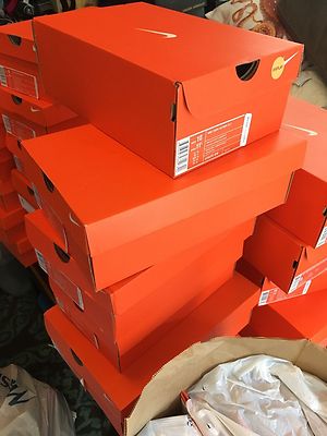 Nike Adidas UA under armour empty boxes: No shoes just the boxes