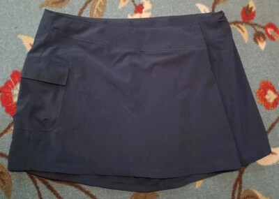 Champion Womens Athletic Skort Shorts Size XL Black Pocket Stretch Never Worn