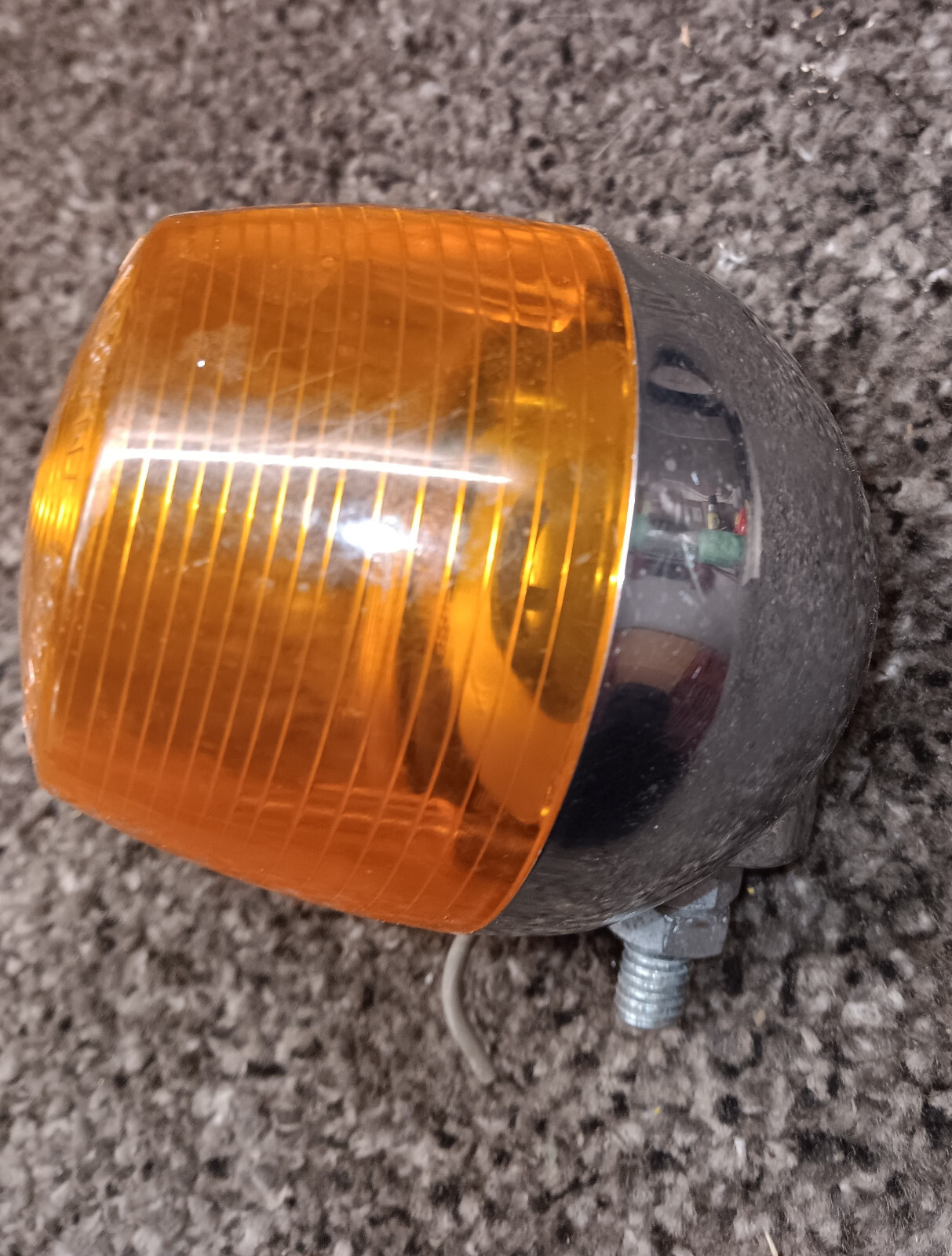 Vintage Japanese motorcycle rear light