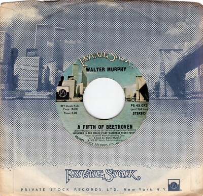 Walter Murphy & The Big Apple Band   A Fifth Of Beethoven 1978 Electro Disco VG+