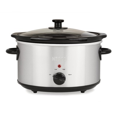 SC-4-25, Slow Cooker, 4 Quart, Silver