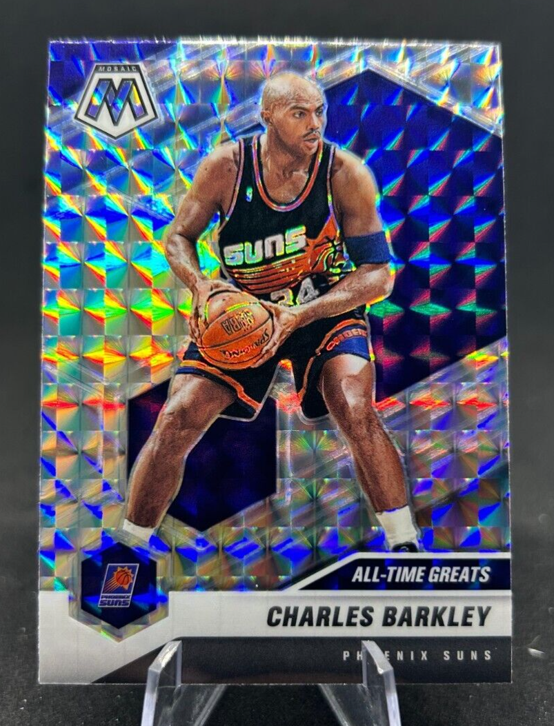 Charles Barkley 2020-21 NBA Panini Mosaic Silver Mosaic #281 Suns
