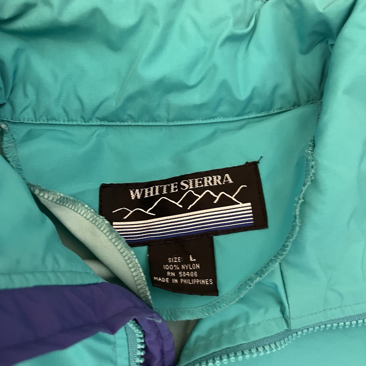 Men's Vintage 90s White Sierra Outdoor Half Zip Anorak