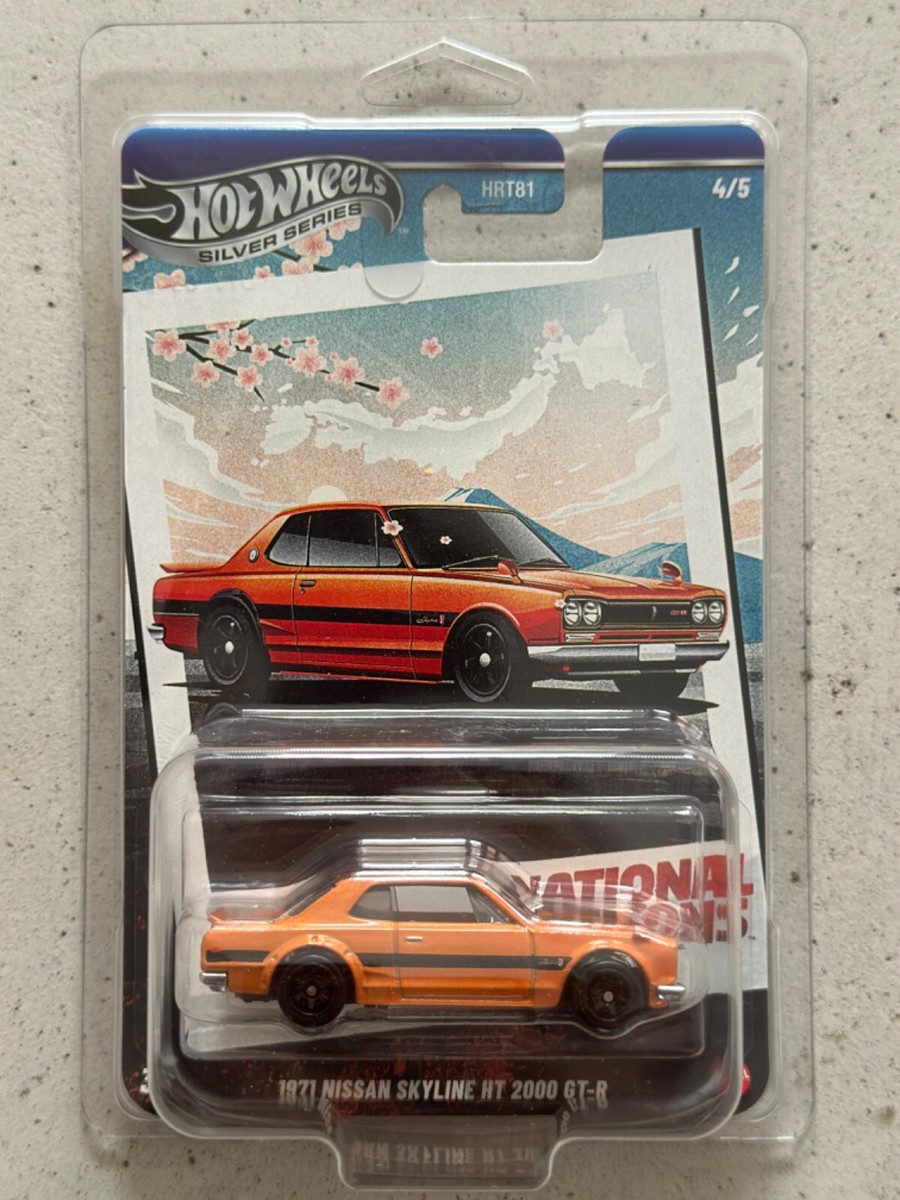 Hot Wheels 1971 NISSAN SKYLINE HT 2000 GT-R National Icons with