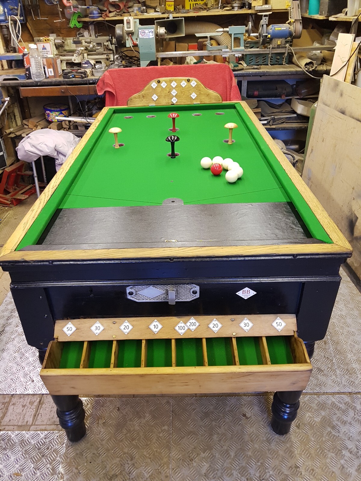 BAR BILLIARD TABLE JELKS REFURBISHED ORIGINAL TIMER MECHANISM eBay