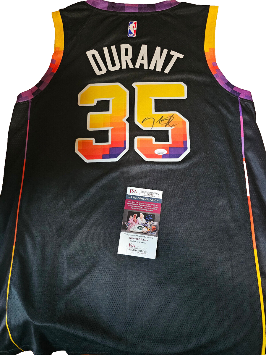 Kevin Durant Phoenix Suns Autographed Jersey JSA Certified