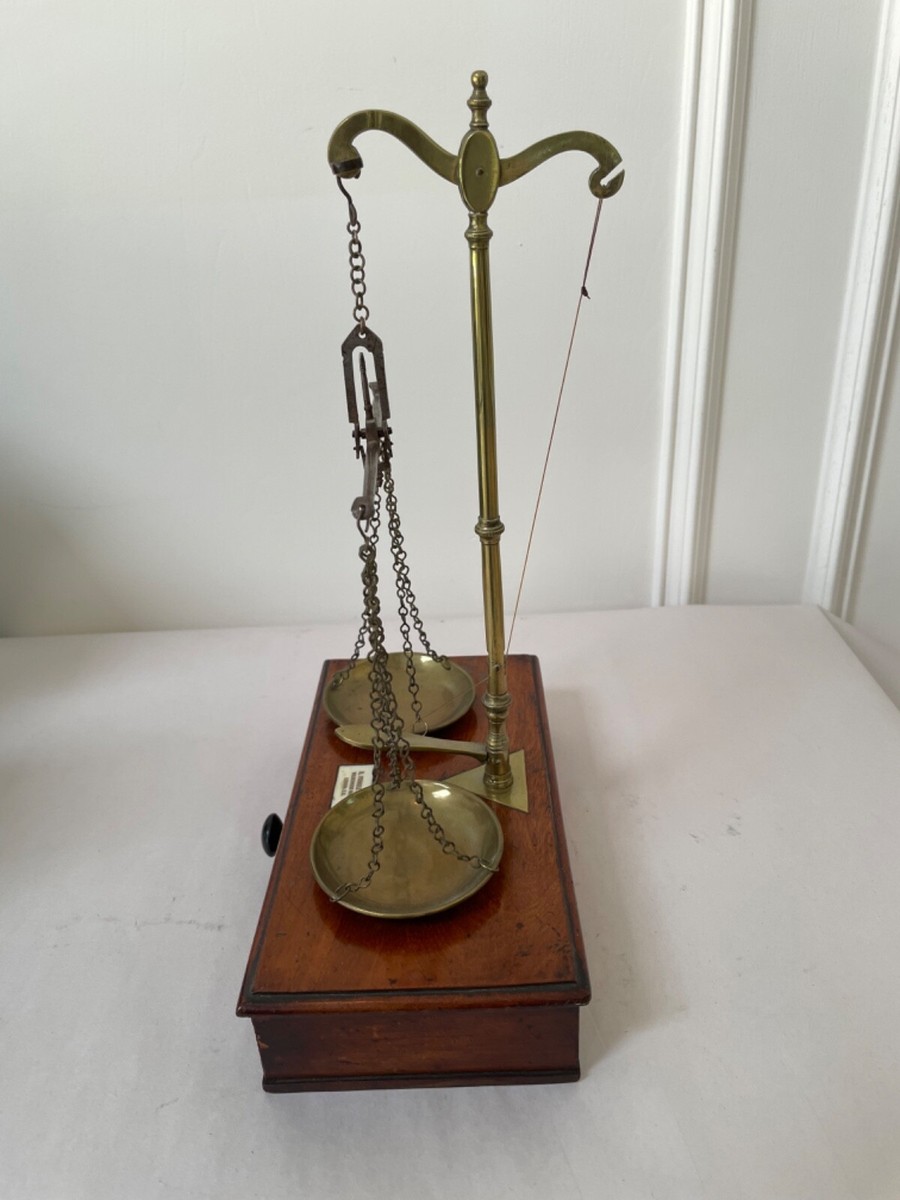 Colonial Apothecary Scales And Weight Apothecary's Scale 