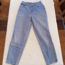Vintage Gitano Jeans Women's 10 Tall High Waist Tapered Leg Mom 90s Blue Denim