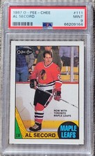 87-88 O Pee Chee -- AL SECORD -- #111 -- PSA 9 !!
