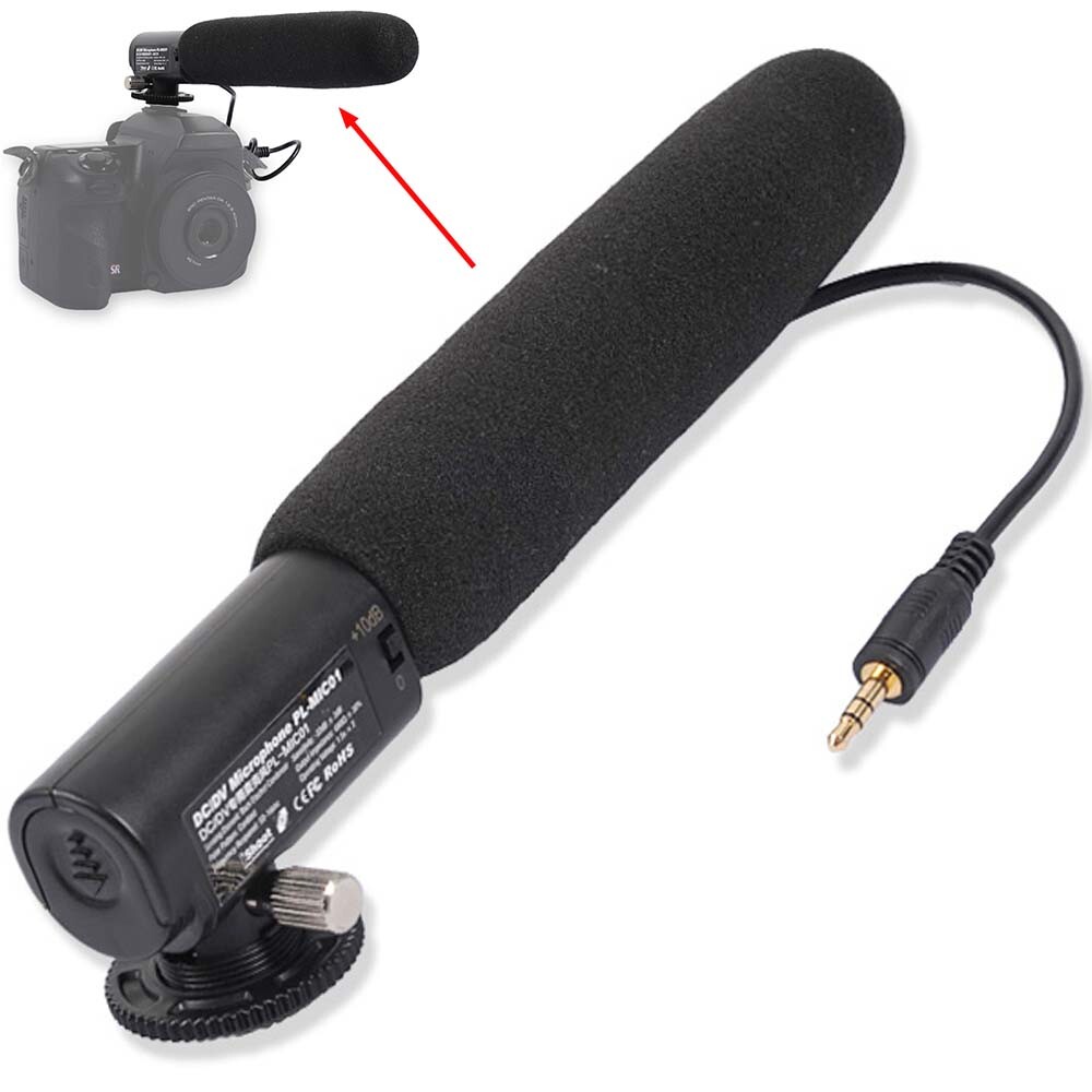 Wireless Mic Nikon D3500 External Microphone DC/DV Microphone For