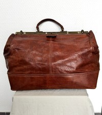 THE BRIDGE Reisetasche Leder Tasche Vintage Doctor Tasche cognac TOP