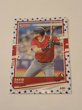 2020 David Peralta SP Independence Day Variation Panini Donruss