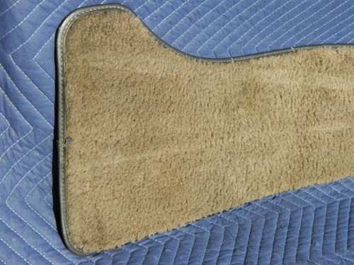 Front Floor Matt RH Passenger Molded Tan Taupe Carpet C4 1984 - 1996 Corvette - Picture 4 of 7