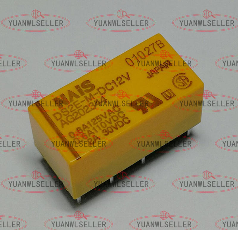10PCS NAIS DS2E-M-DC12V Power Relay 12VDC 8Pin 0.6A 125VAC New