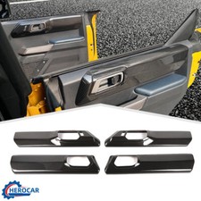 Interior Door Handle Shell Decor Panel Trim Cover For Ford Bronco 2021 4doors