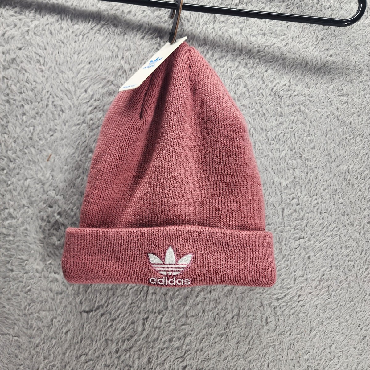 Adidas Originals Trefoil Beanie Womens Fit OSFA Trace Maroon