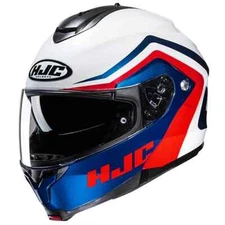 Hjc C91N NEPOS WHITE RED BLUE MC21 Modular Helmet Size M