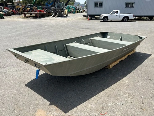 2010 Smoker Craft Jon 1448 14' Flat-Bottom Aluminum Boat Watercraft bidadoo