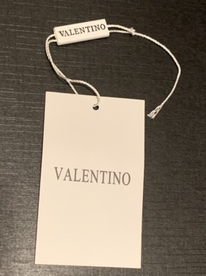VALENTINO LOGO PAPER HANG TAG | eBay