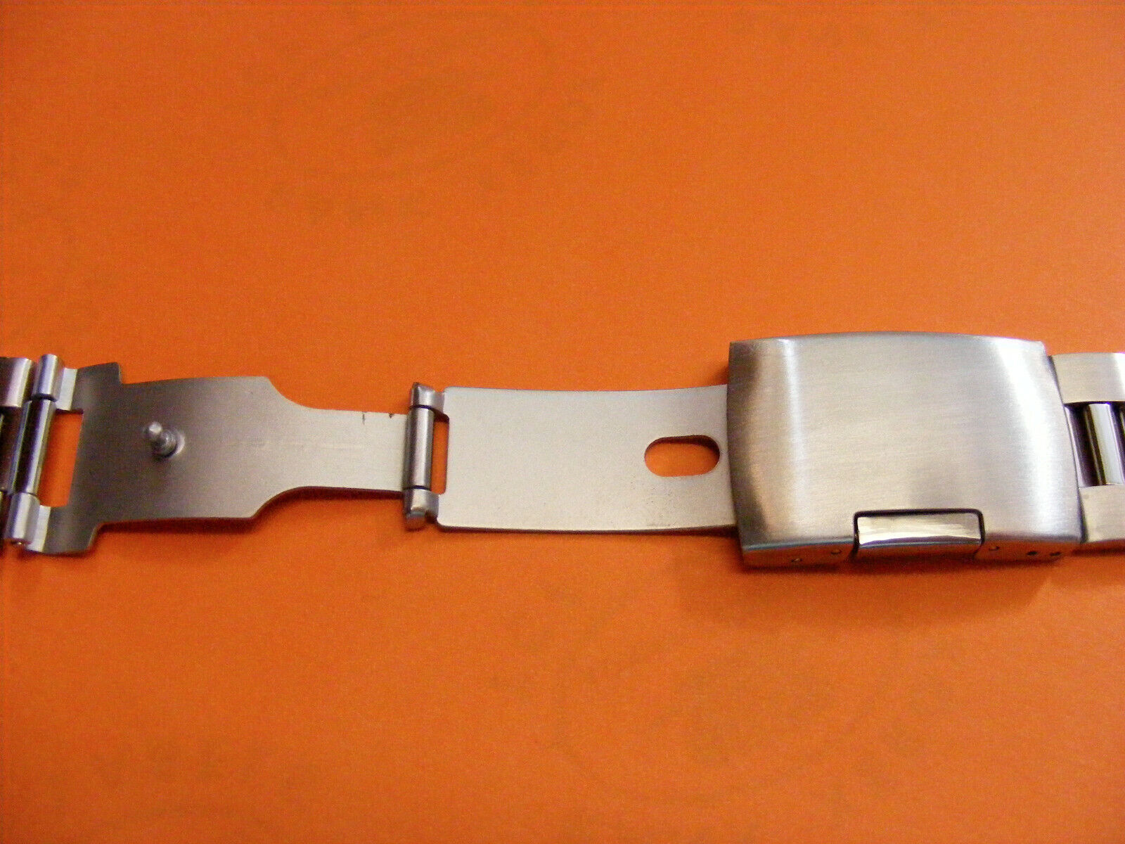 Oyster Uhrenarmband Stahl Edelstahl Massiv mit 22mm Bandanstoß