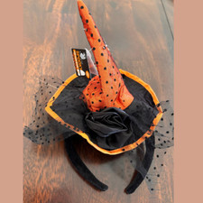 Halloween Light-up Witch Hat Headband for Ages 3 