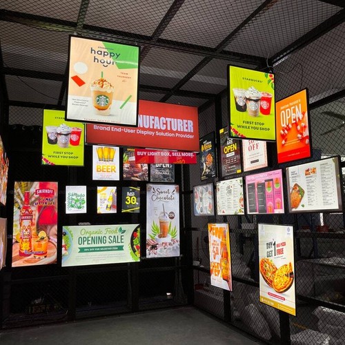 Caja de luz LED ultrafina para cartel de película A3 para publicidad comercial, restaurantes - Imagen 6 de 7