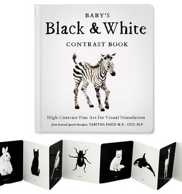 Baby's Black and White Contrast Book: High-Contrast Art for Visual