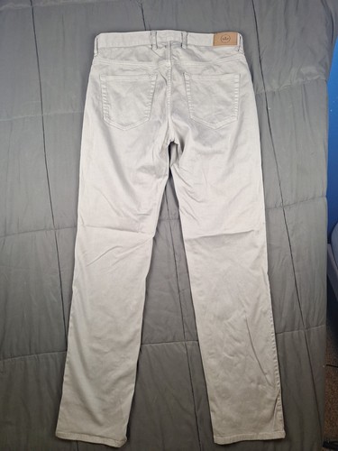 Peter Millar Pants Men 32 Khaki Ultimate Sateen 5 Pocket Straight Stretch ME0B39 - Picture 13 of 18