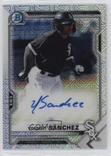 2021 Bowman Mega Box Chrome Mojo Yolbert Sanchez #BMA-YS Auto 14dq