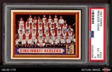 1957 Topps #322 Reds Team PSA 6 - EX/MT