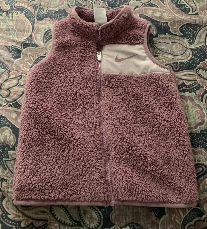 Nike Vest Muave Sweatsuit Girls 3-4T Full Zip Purple