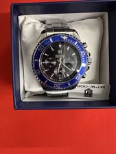 Montres Prestige, Stainless Case, Blue And Black Dial, New In Box, Quartz