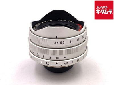 Voigtlander SUPER-WIDE HELIAR 15mm F4.5 Aspherical SILVER -EXC- 0545