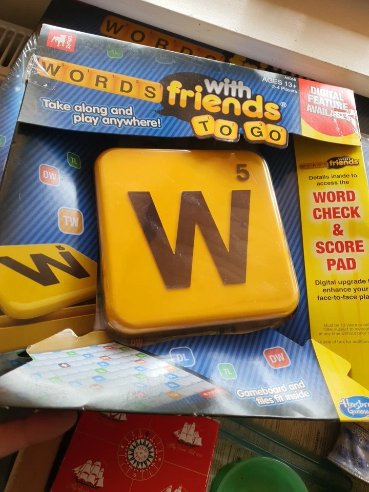 Hasbro Words with Friends Classic Board Game New Sealed And Travel Game - Image 3 of 4