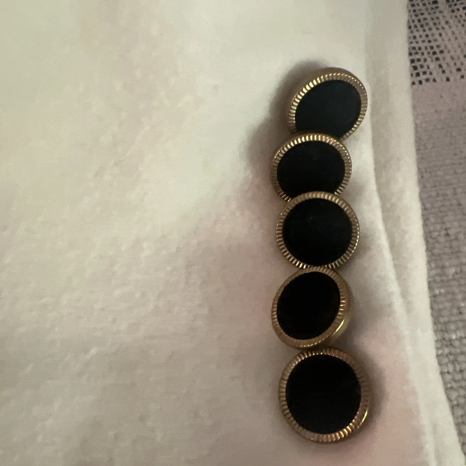 Chaqueta Christian Dior Vintage, Talla 12, Color - Crema Con Cuello Negro Foto 3 de 4