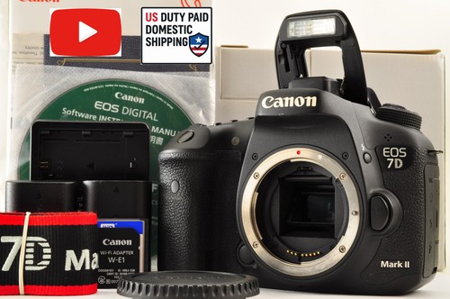 [Mint+ in BOX] Canon EOS 7D Mark II Digital SLR Camera Body Ship from US OR
