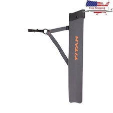 Compact Hip Quiver W/ Two-Cavity Arrow Divider Semi-Rigid Body Belt Clip Archery