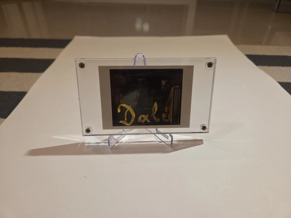 Salvador Dali ART 24KT Gold Signature Card RARE TRADING CARD COLLECTIBLE 1995 - Image 2 of 3